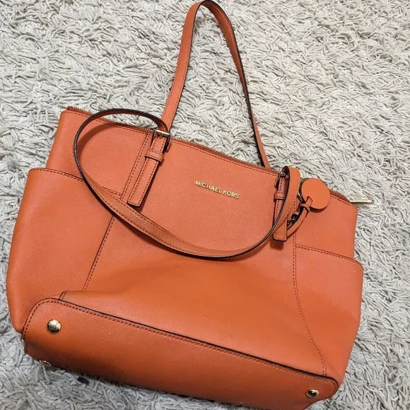 Orange Michael Kors Bag - Picture 1 of 4